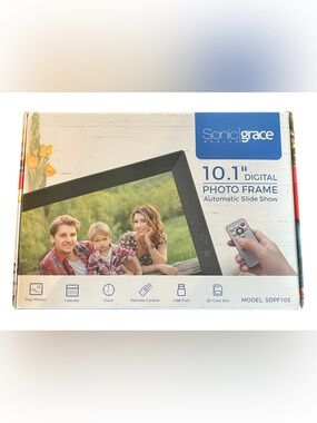 10.1" Black Digital Photo Frame with Remote Control